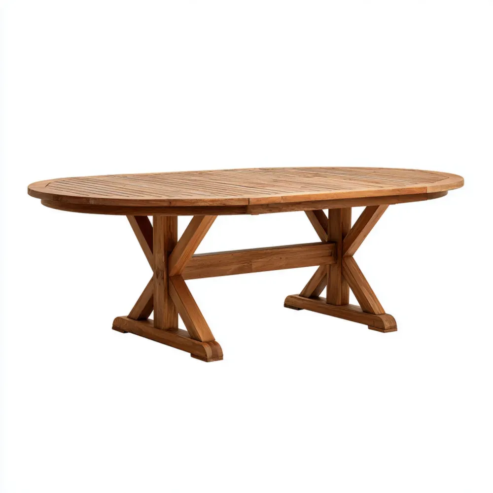 Esstisch aus Teakholz 220x110x75 cm