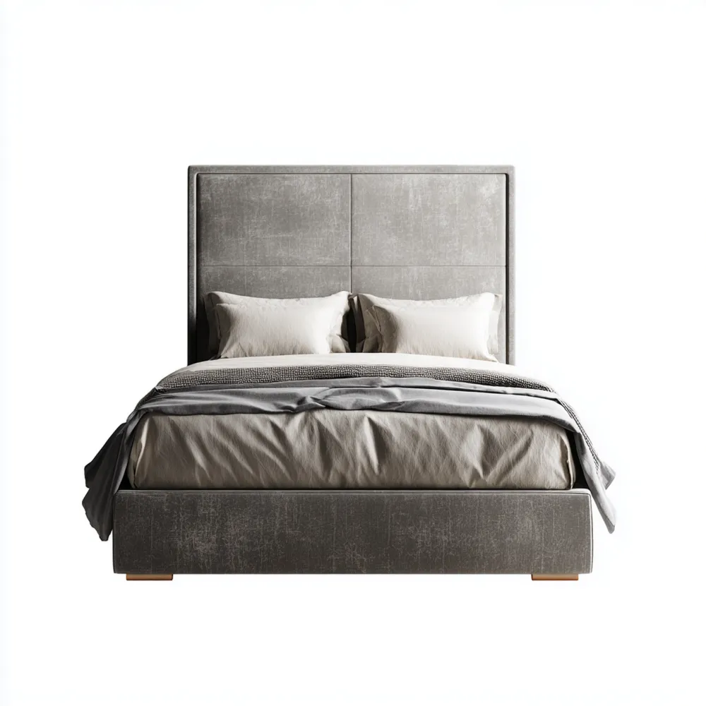 Polsterbett Mikrofaser 200x180x100 cm - Grau