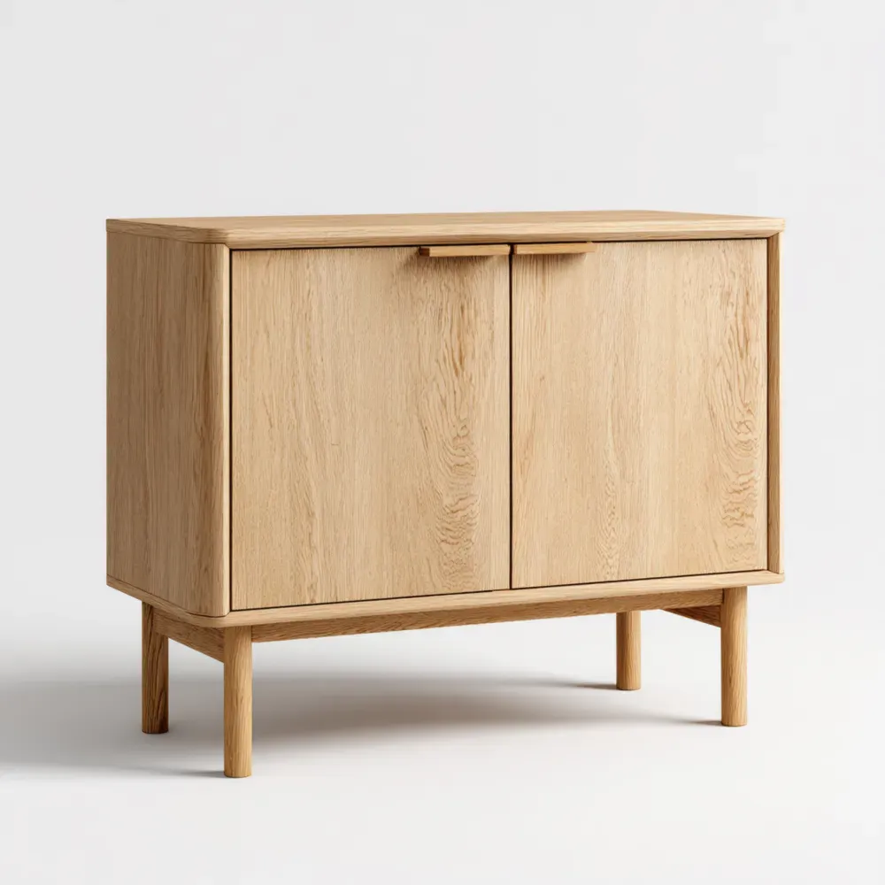 Kommode Eiche 80x40x70 cm – Natur