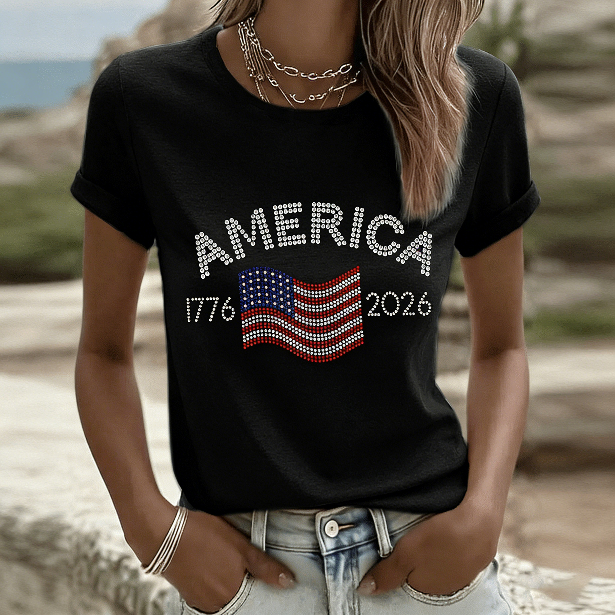 Women's 250th Anniversary Print T-shirt