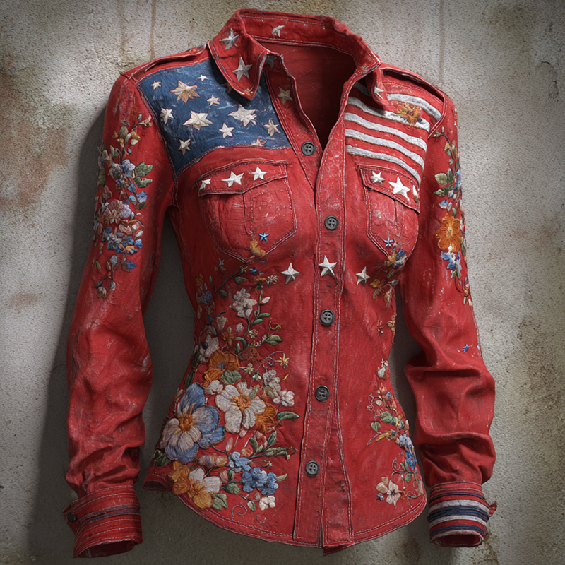 Women's US 250th Anniversary Casual Shirt