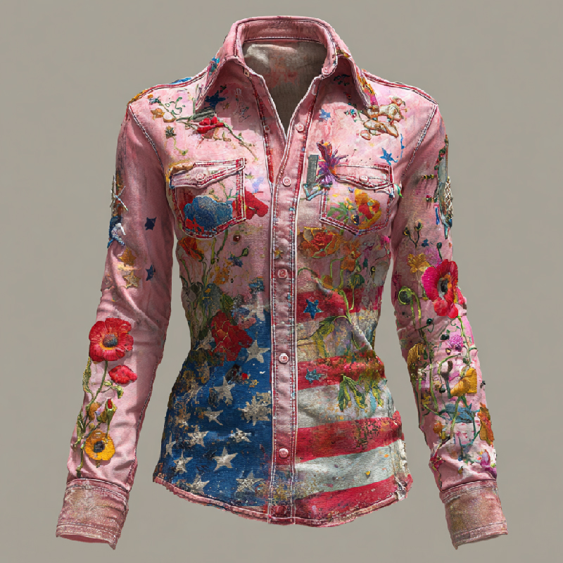 Women's US 250th Anniversary Casual Shirt