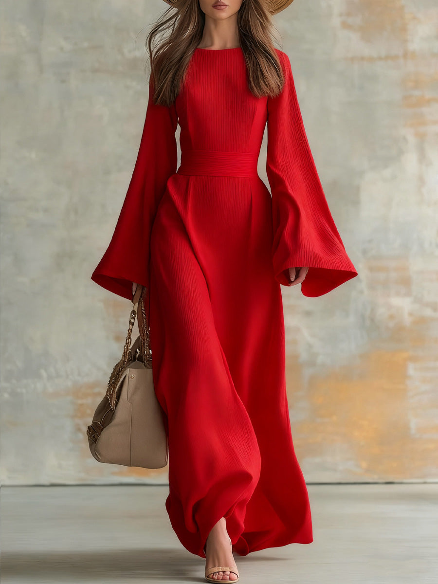 Women's Bell-sleeve Dress