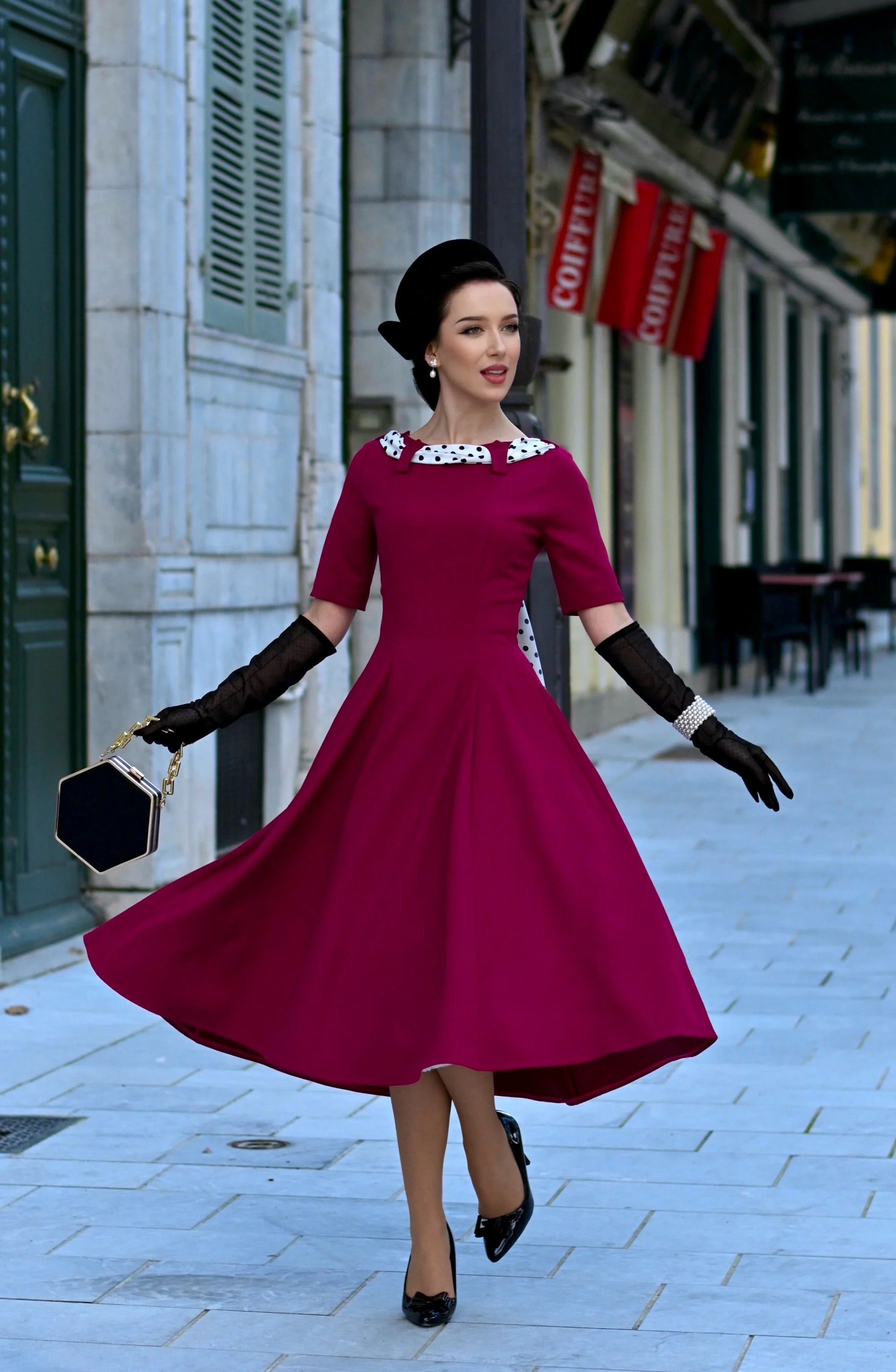 Lucy Swing Vintage Midi Dress