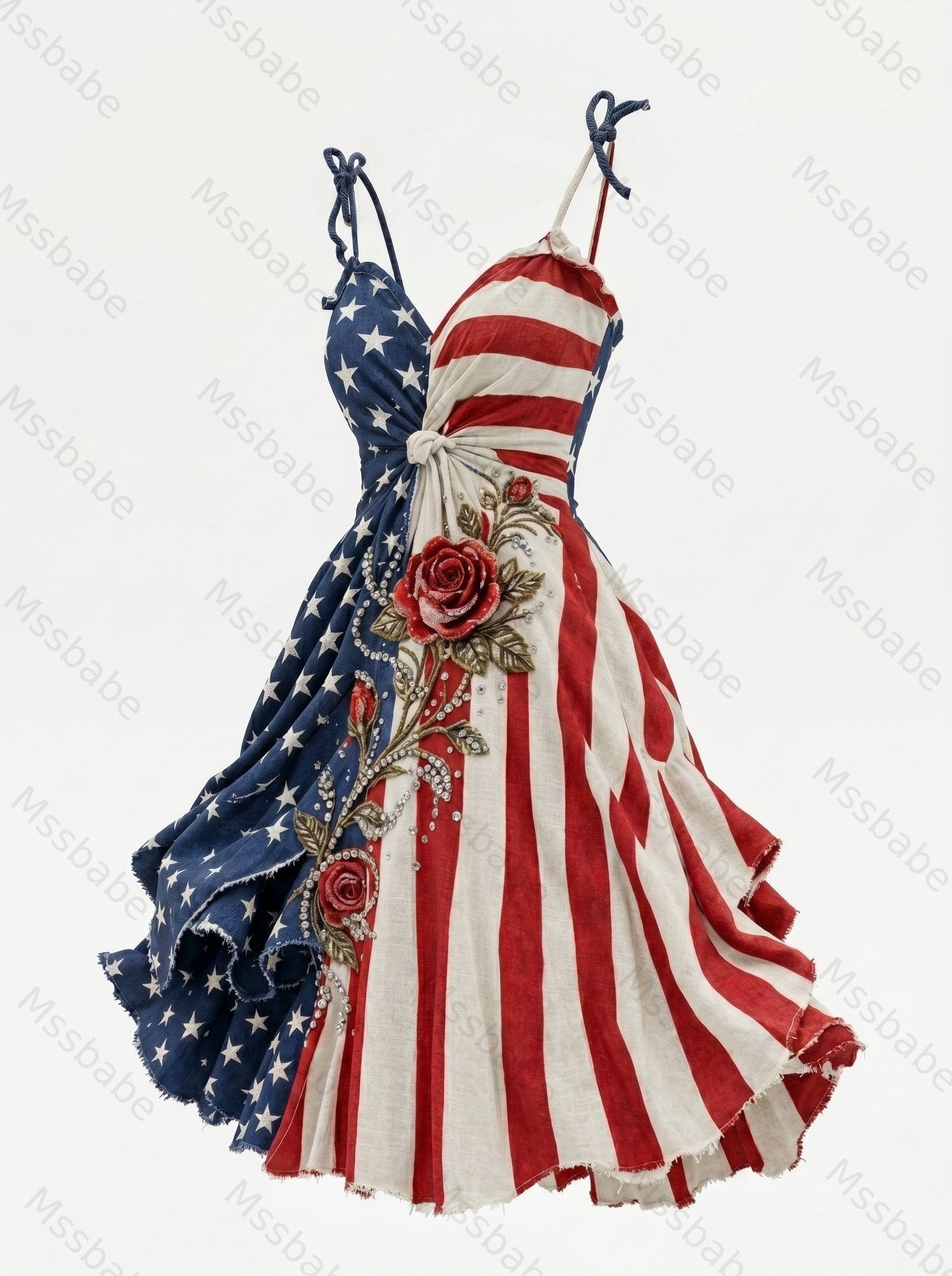 Women's US 250th Anniversary Independence Day Casual Mini Dress 1003