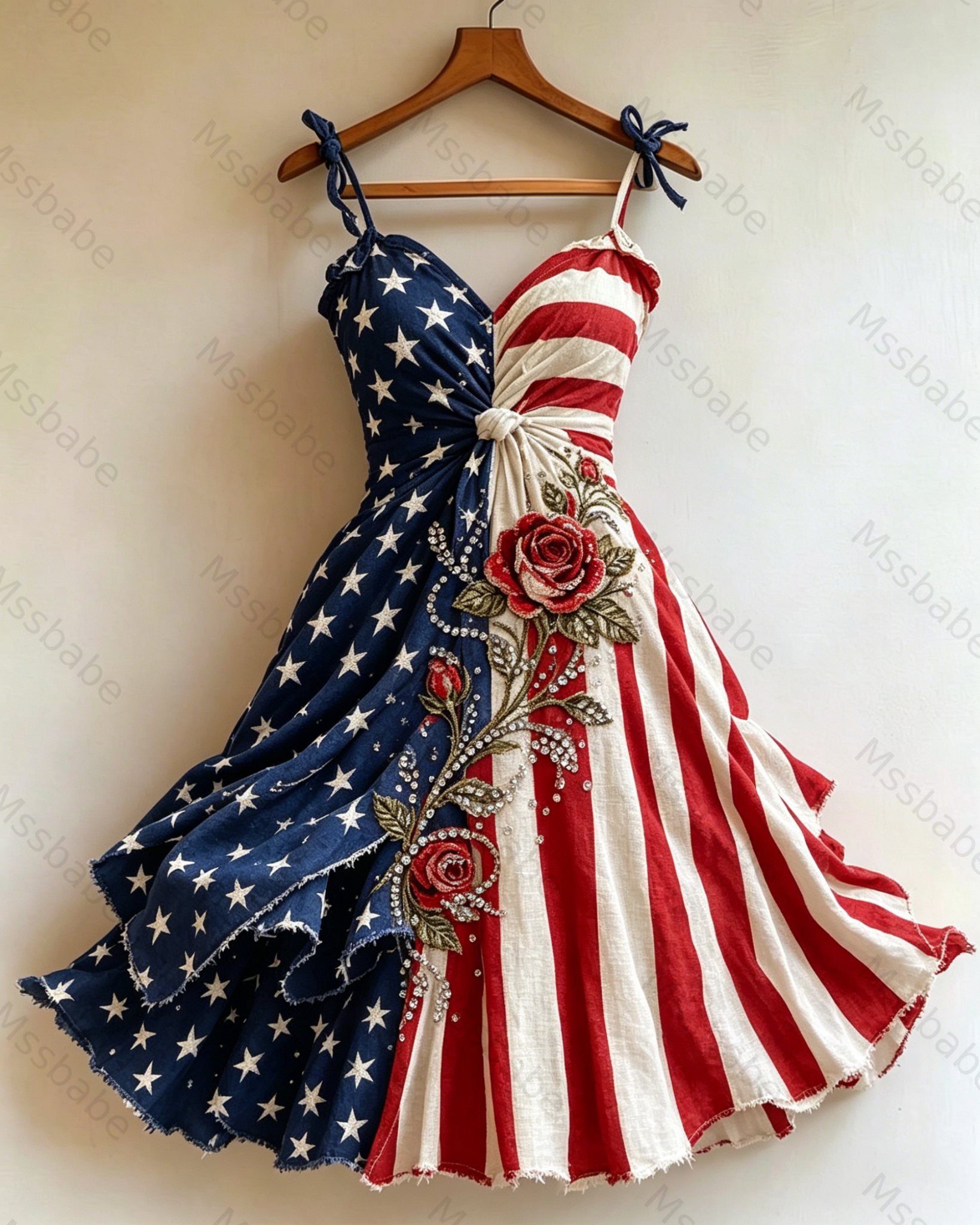 Women's US 250th Anniversary Independence Day Casual Mini Dress 1003