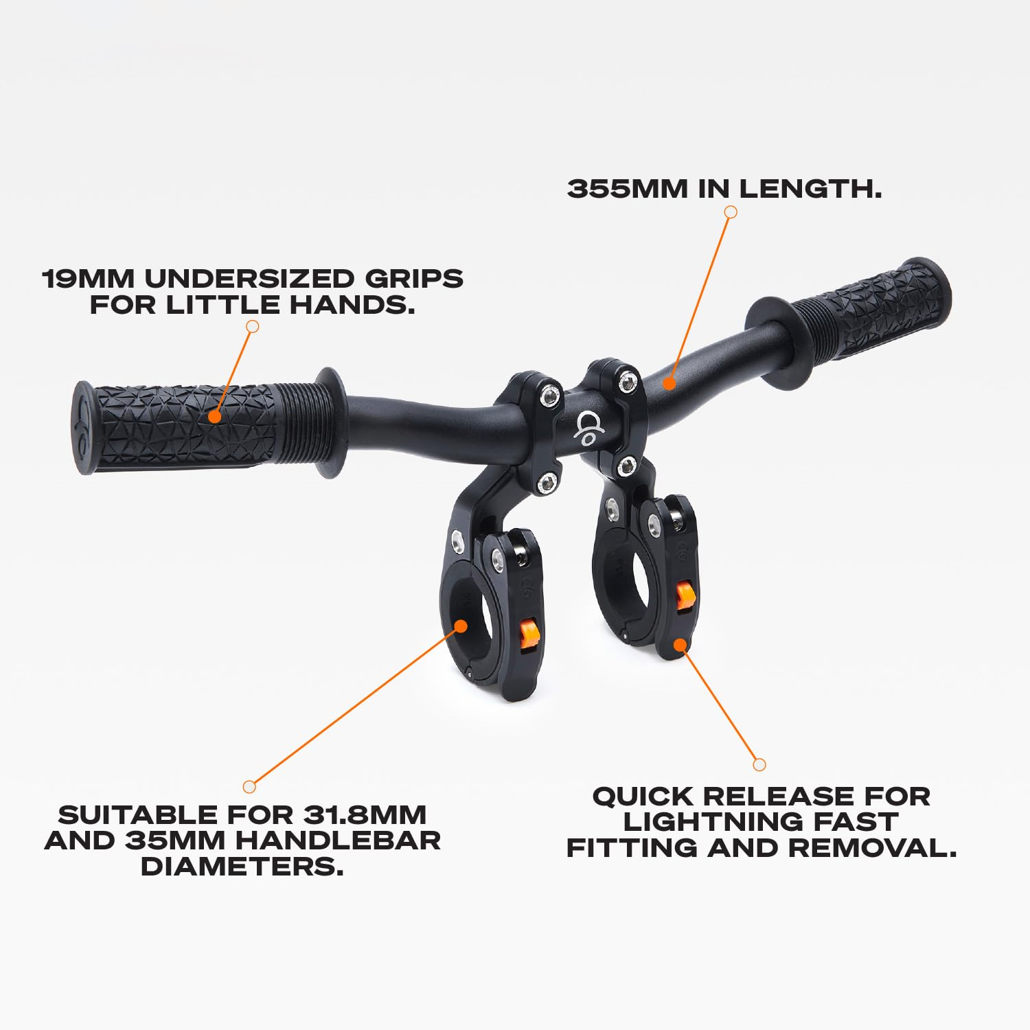 Front-Mounted Kids Mountain Bike Seat & Handlebar Set