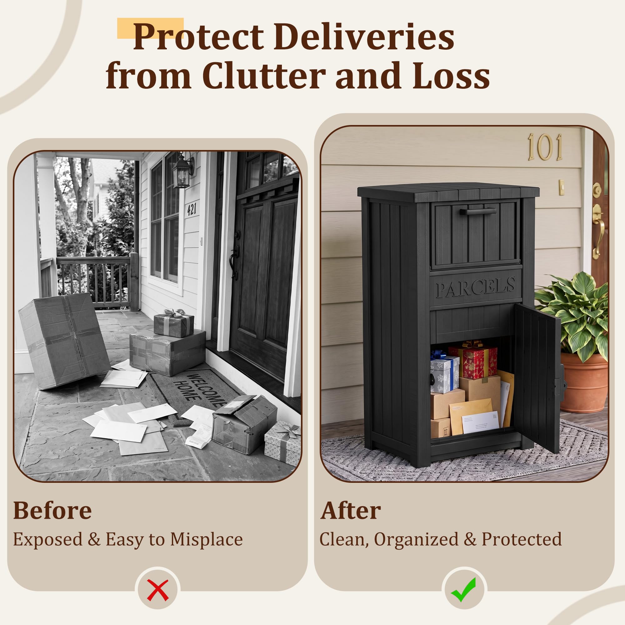 Mouseeu™ Outdoor Parcel Drop Box