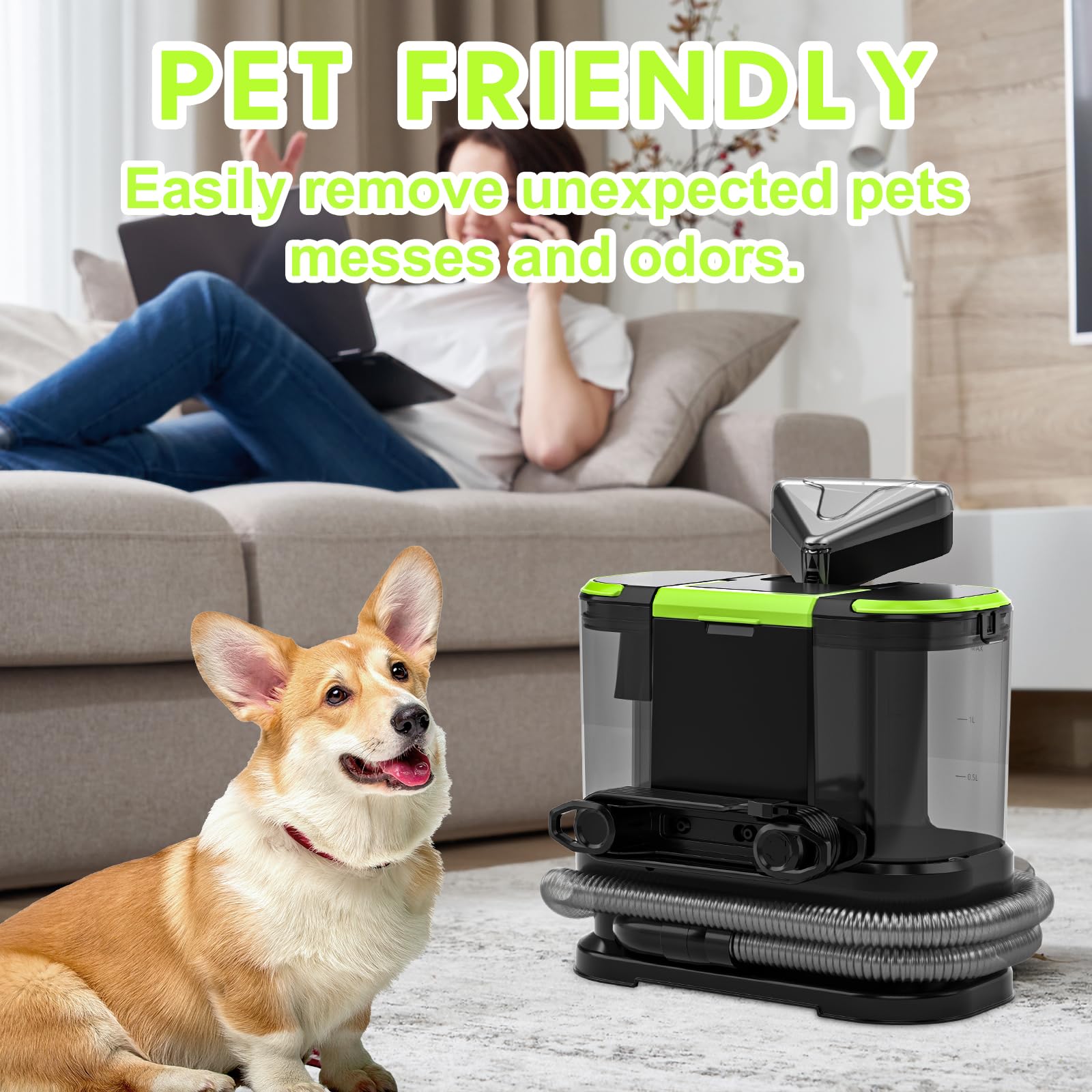Portable Carpet & Upholstery Cleaner