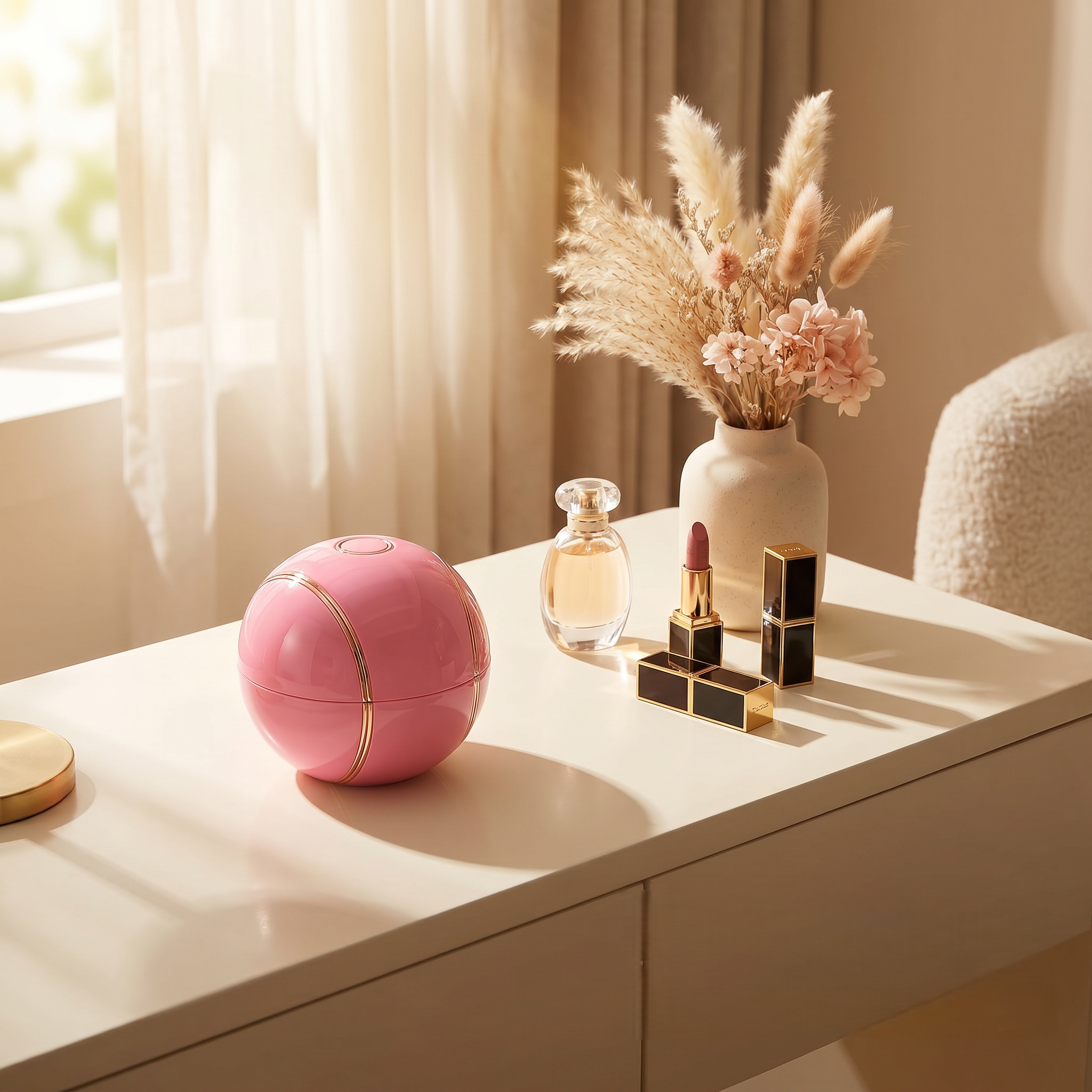 Spherical Rotating Multi-Layer Jewelry Box