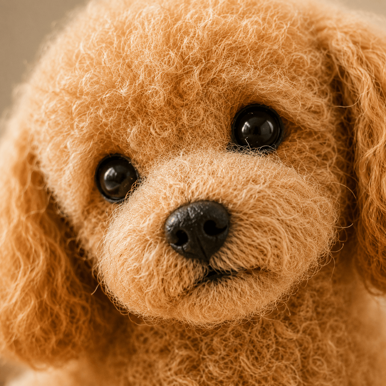 Personalized Felt Pet Portrait Sculpture