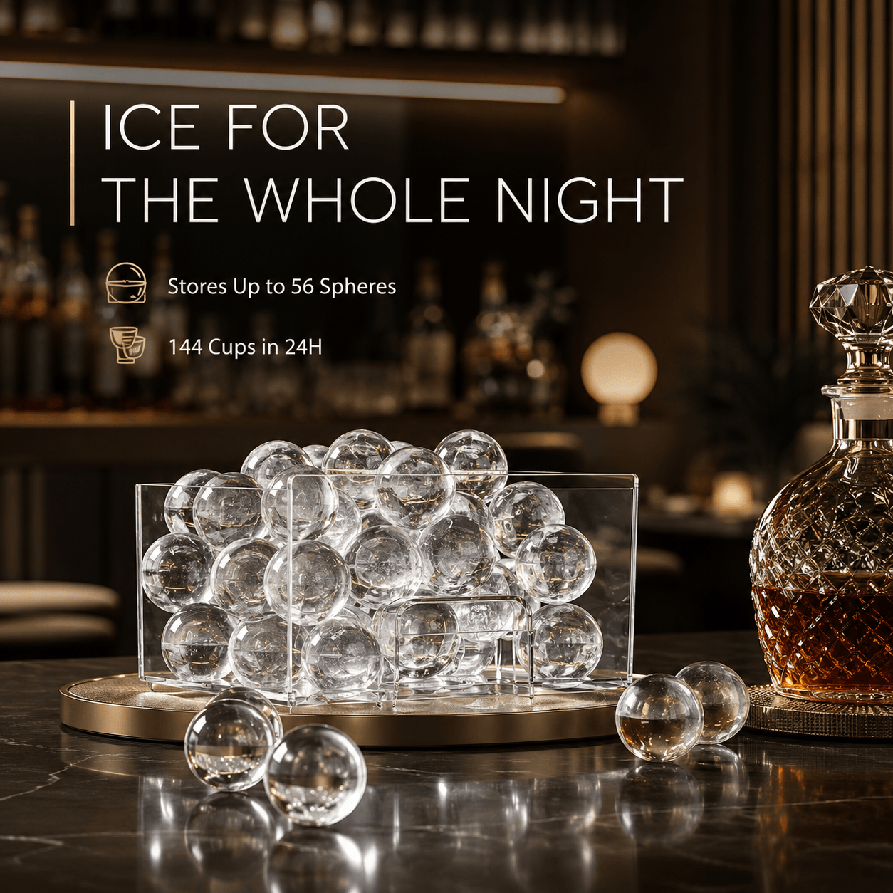 Crystal Clear Sphere Ice Maker