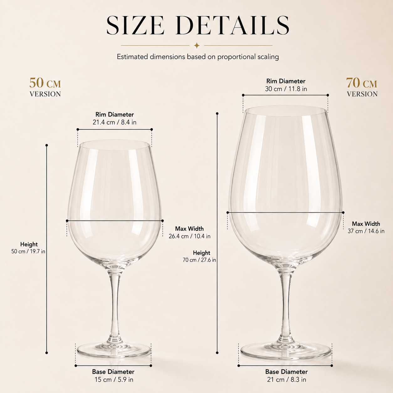 Giant Oversized Wine Glass