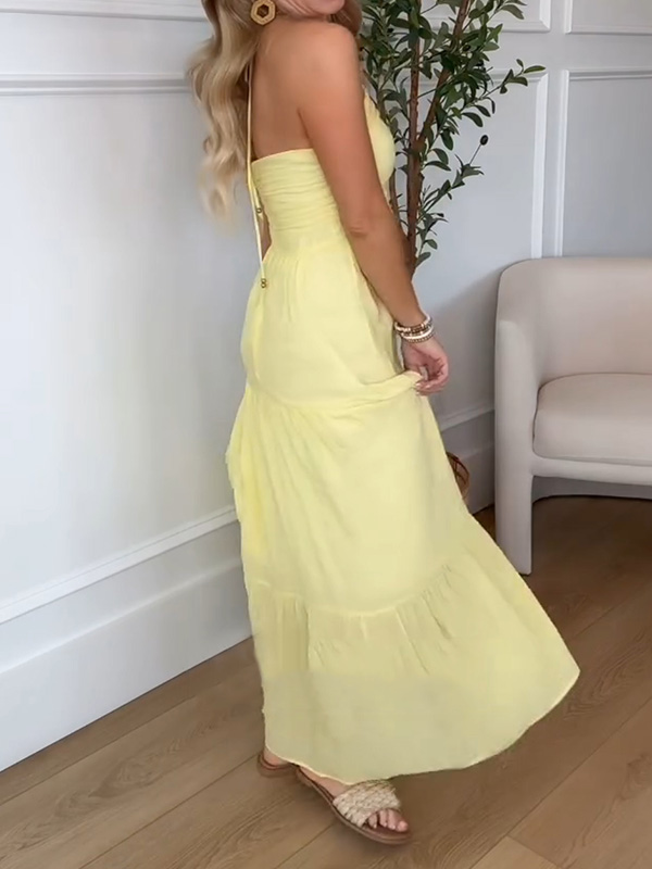 NEW🔥 Halter Vacation Dress