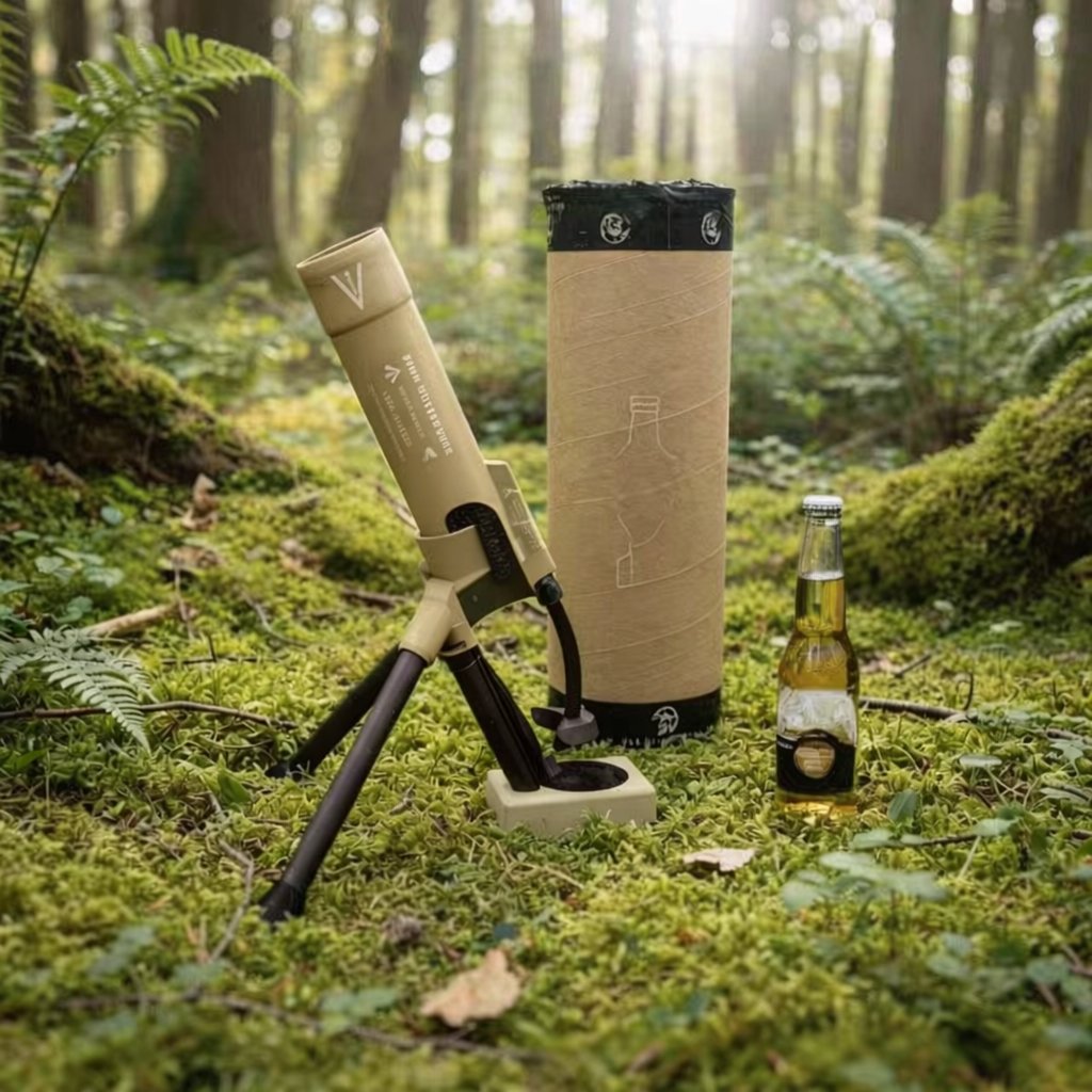 🔥LAST DAY 59% OFF🔥-🚀 51mm Beer Bottle Mortar Bottle Opener 🍻– Novelty Cap-Launching Desk & Bar Accessory🔥