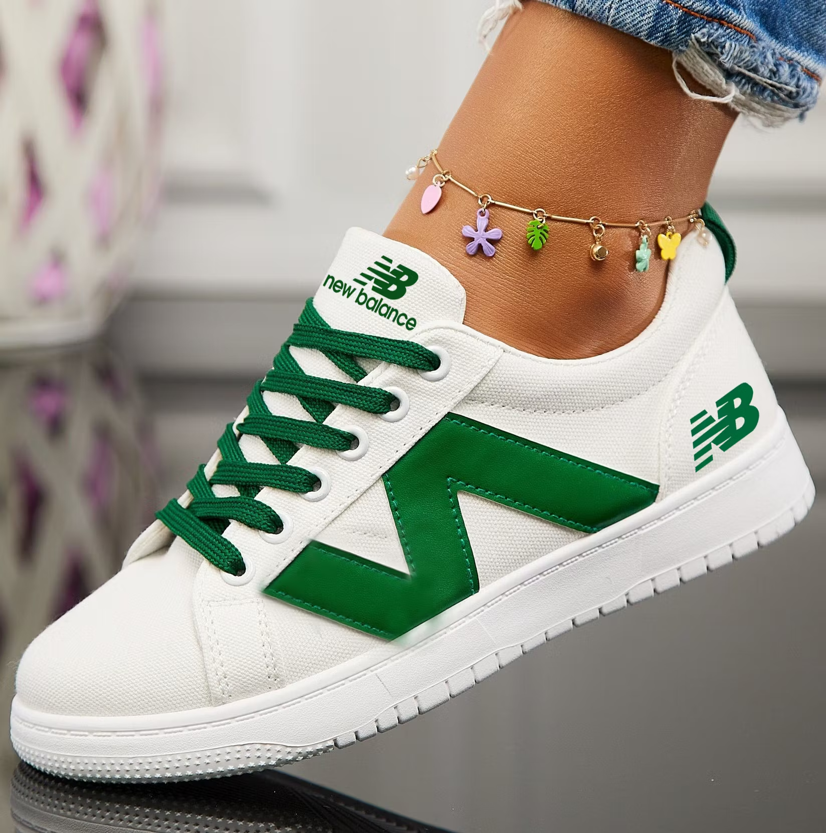 NEW BALANCE Nowe damskie wygodne, oddychające buty płócienne 2026