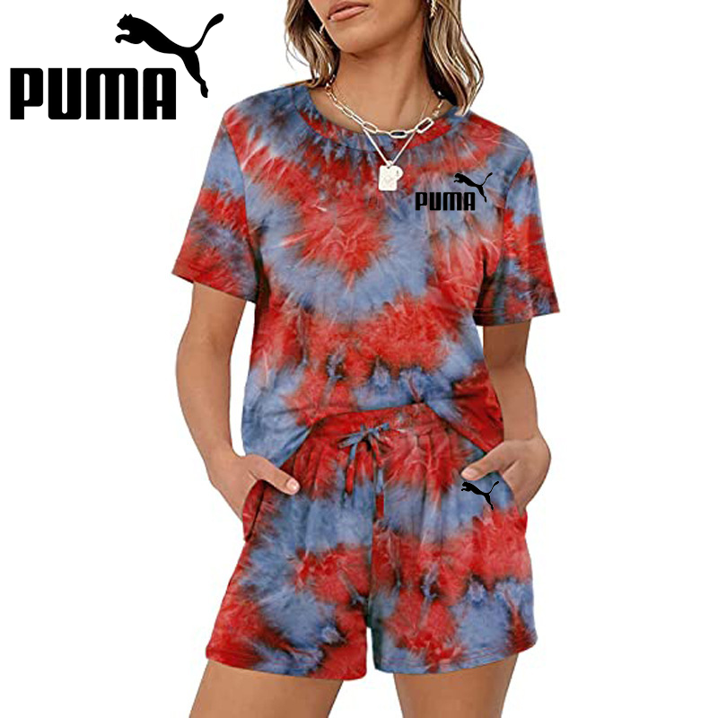 PUMA Nová súprava šortiek s krátkym rukávom pre ženy na voľný čas