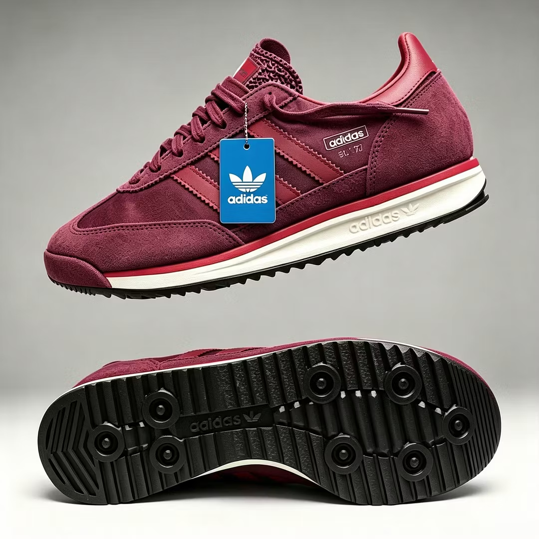 buty sportowo-casualowe Adidas: łącząc skórę z oddychającą siateczką, zapewniają wysoki komfort noszenia.