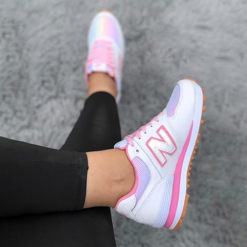 Modne damskie wsuwane buty New Balance z grubą podeszwą