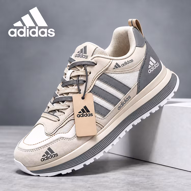Buty adidas casual klasyczne trzy paski grubawa warstwowa podeszwa dla komfortu
