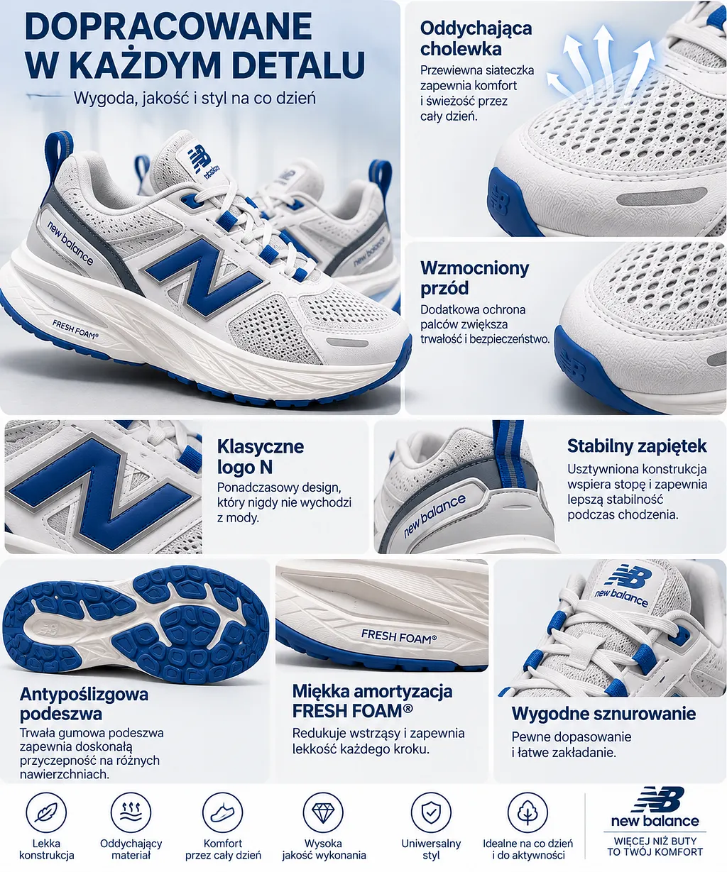 New Balance męskie buty sportowe – zdjęcie 1