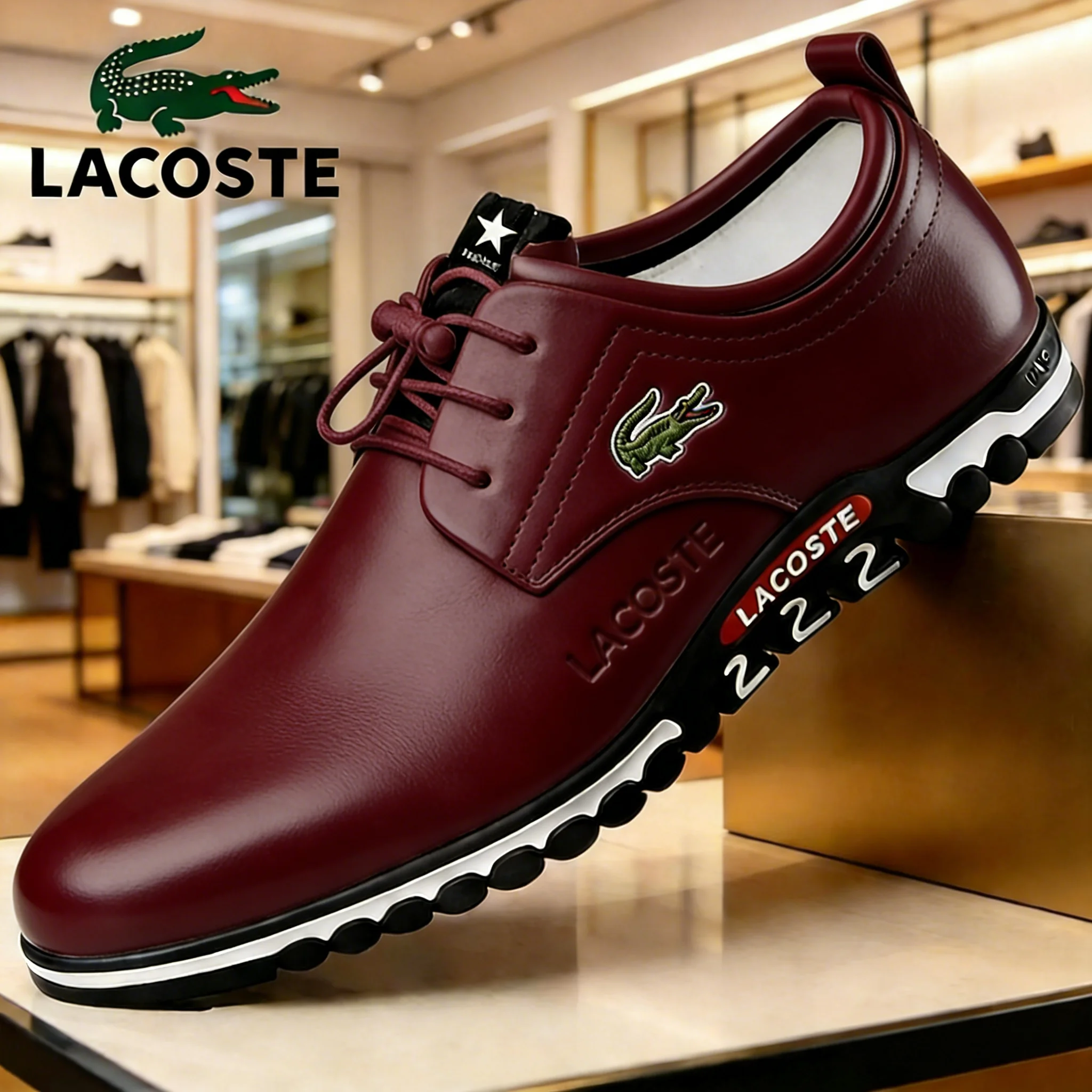 Buty Męskie Lacoste Skórzane