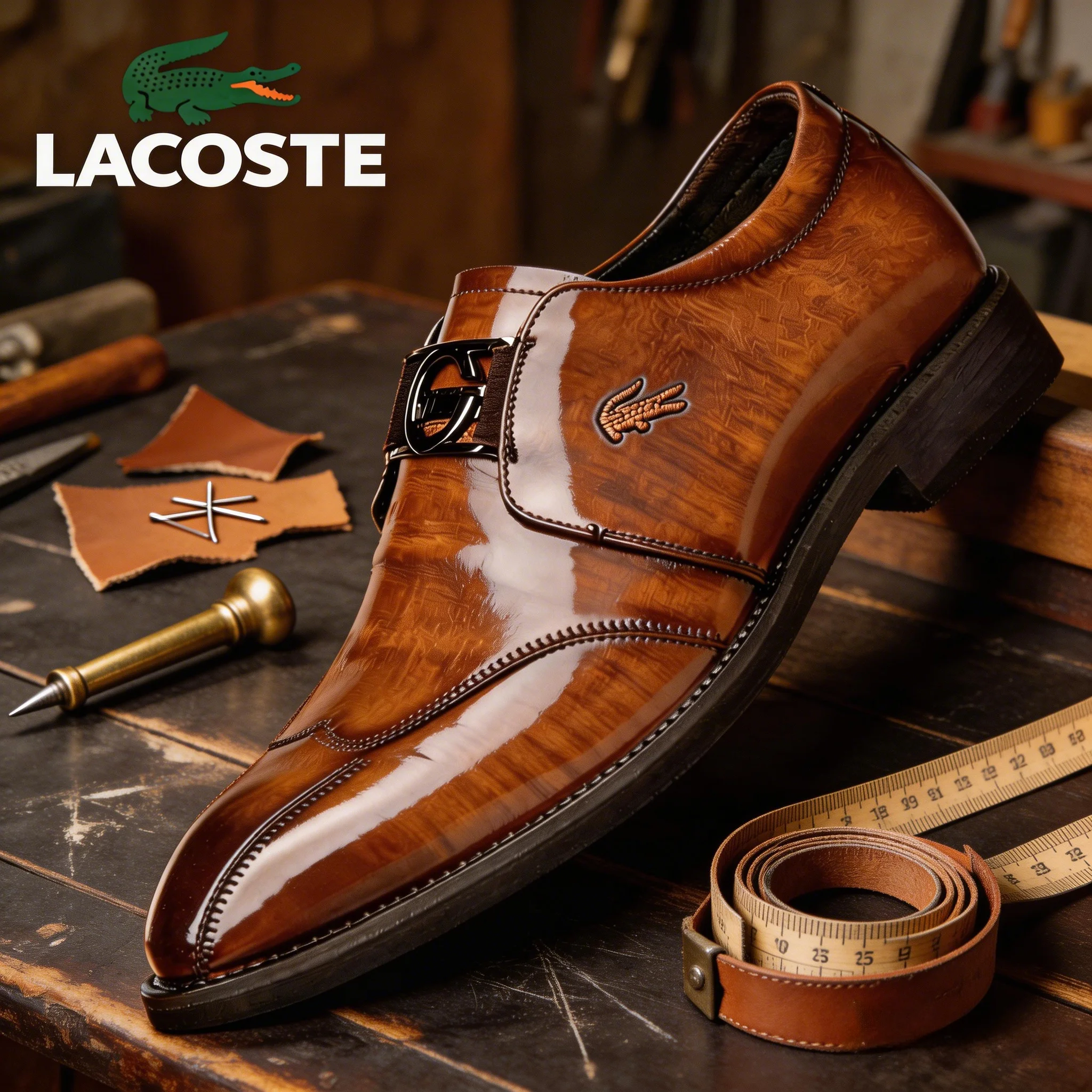 👞 Pánská luxusní kožená obuv Lacoste – Elegance a styl