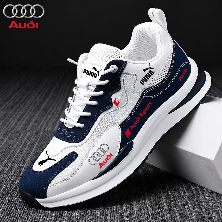 Buty sportowe opracowane przez firmę Puma we współpracy z Audi są oddychające, wodoodporne, odporne na pot i zapachy.