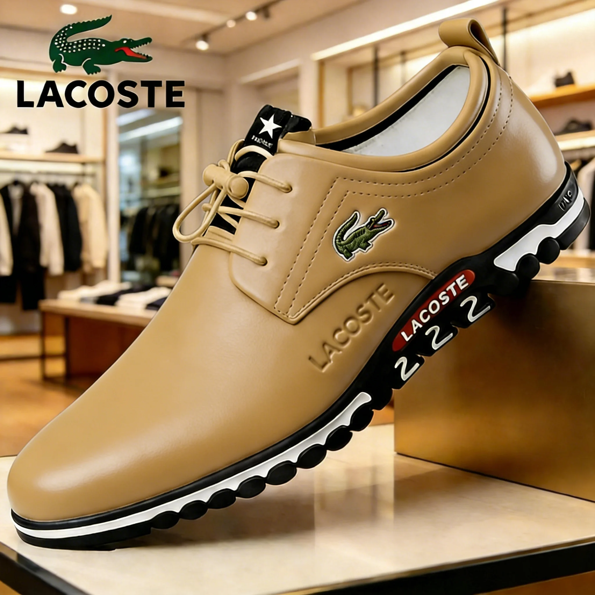 Buty Męskie Lacoste Skórzane