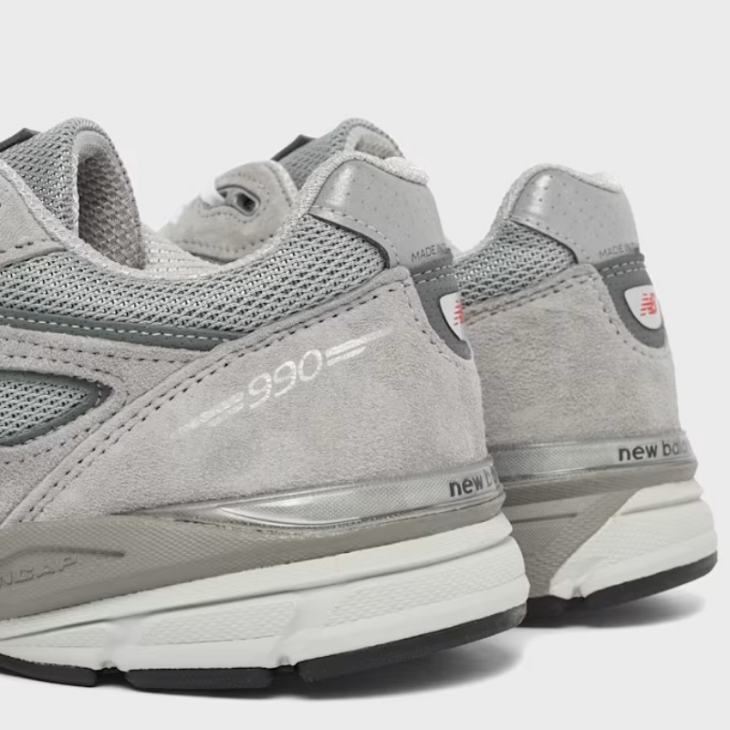🥾 Buty New Balance 990v4 Szare | Retro Sneakersy, Przewiewne, Amortyzowane, Antypoślizgowe 🚶‍♂️💨