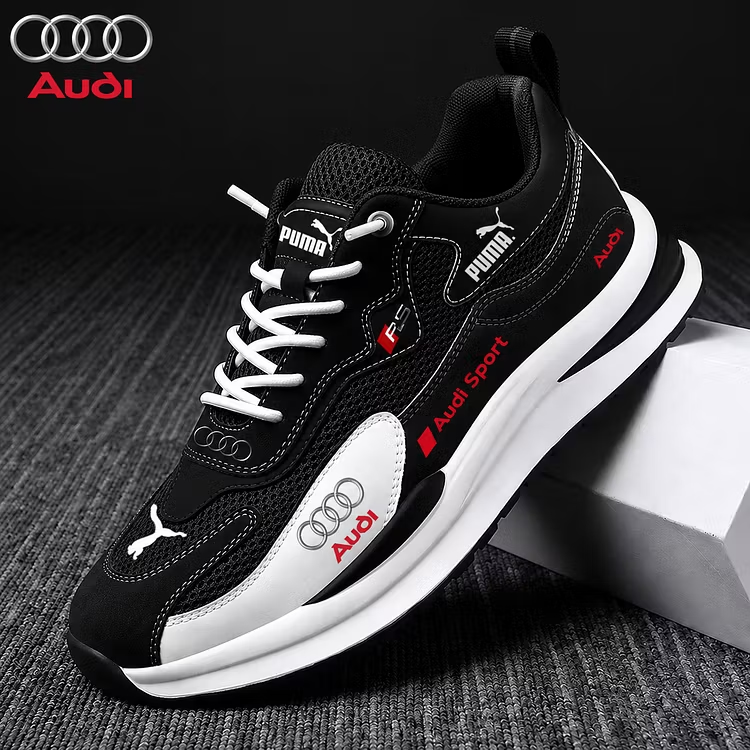 Buty sportowe opracowane przez firmę Puma we współpracy z Audi są oddychające, wodoodporne, odporne na pot i zapachy.