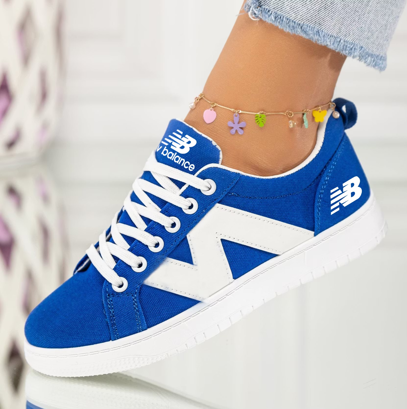NEW BALANCE Nowe damskie wygodne, oddychające buty płócienne 2026