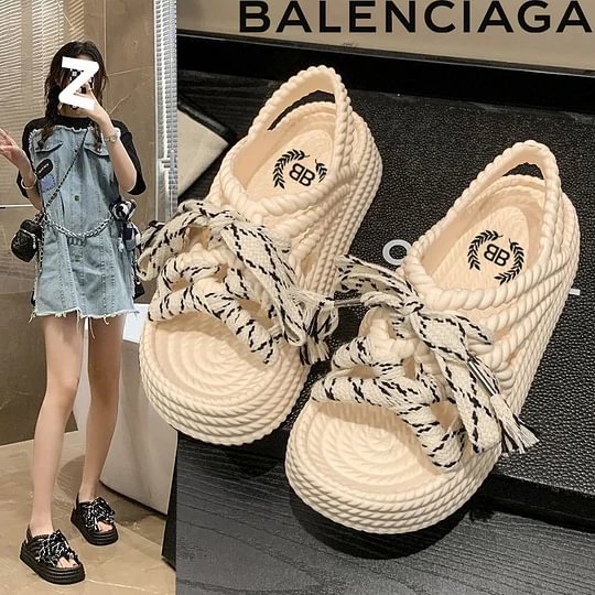 Damskie sandały w stylu Instagramowym marki Balenciaga® 2026