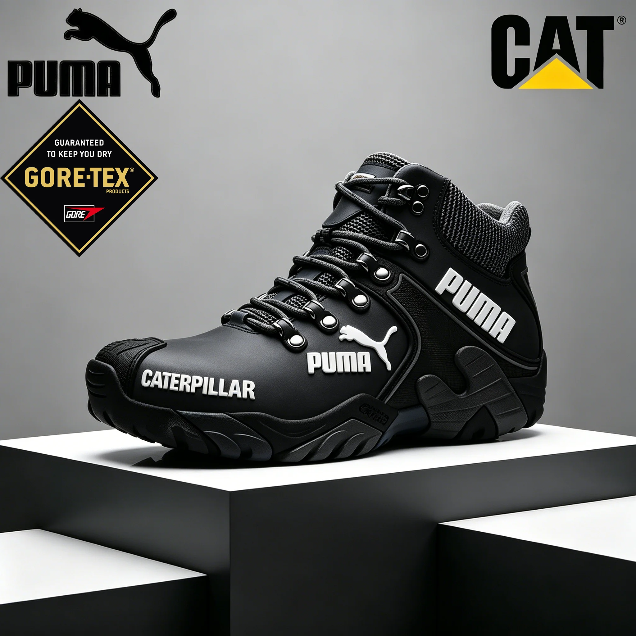 Limitowana Edycja PUMA x CAT – Profesjonalne Buty Trekkingowe i Robocze