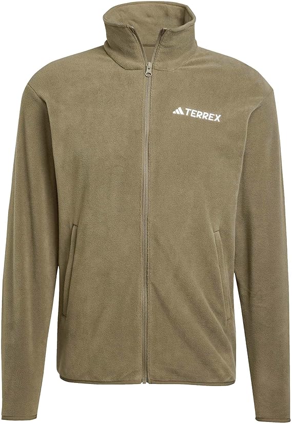 Męska bluza polarowa z pełnym zamkiem adidas® Terrex Multi Essentials – ciepła, oddychająca, idealna na co dzień i outdoor