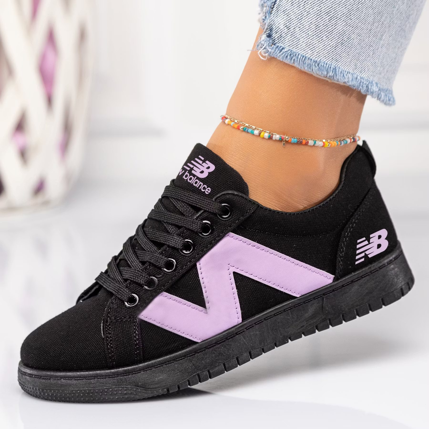 NEW BALANCE Nowe damskie wygodne, oddychające buty płócienne 2026