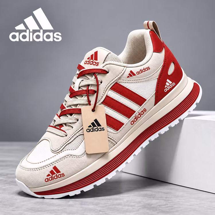 Buty adidas casual klasyczne trzy paski grubawa warstwowa podeszwa dla komfortu