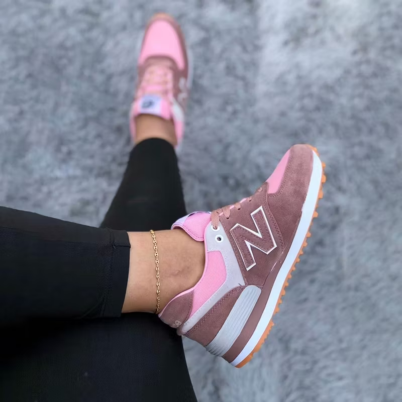 Modne damskie wsuwane buty New Balance z grubą podeszwą