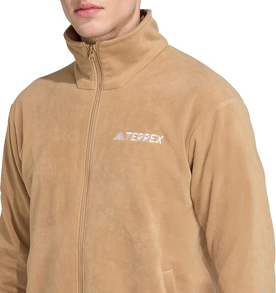 Męska bluza polarowa z pełnym zamkiem adidas® Terrex Multi Essentials – ciepła, oddychająca, idealna na co dzień i outdoor