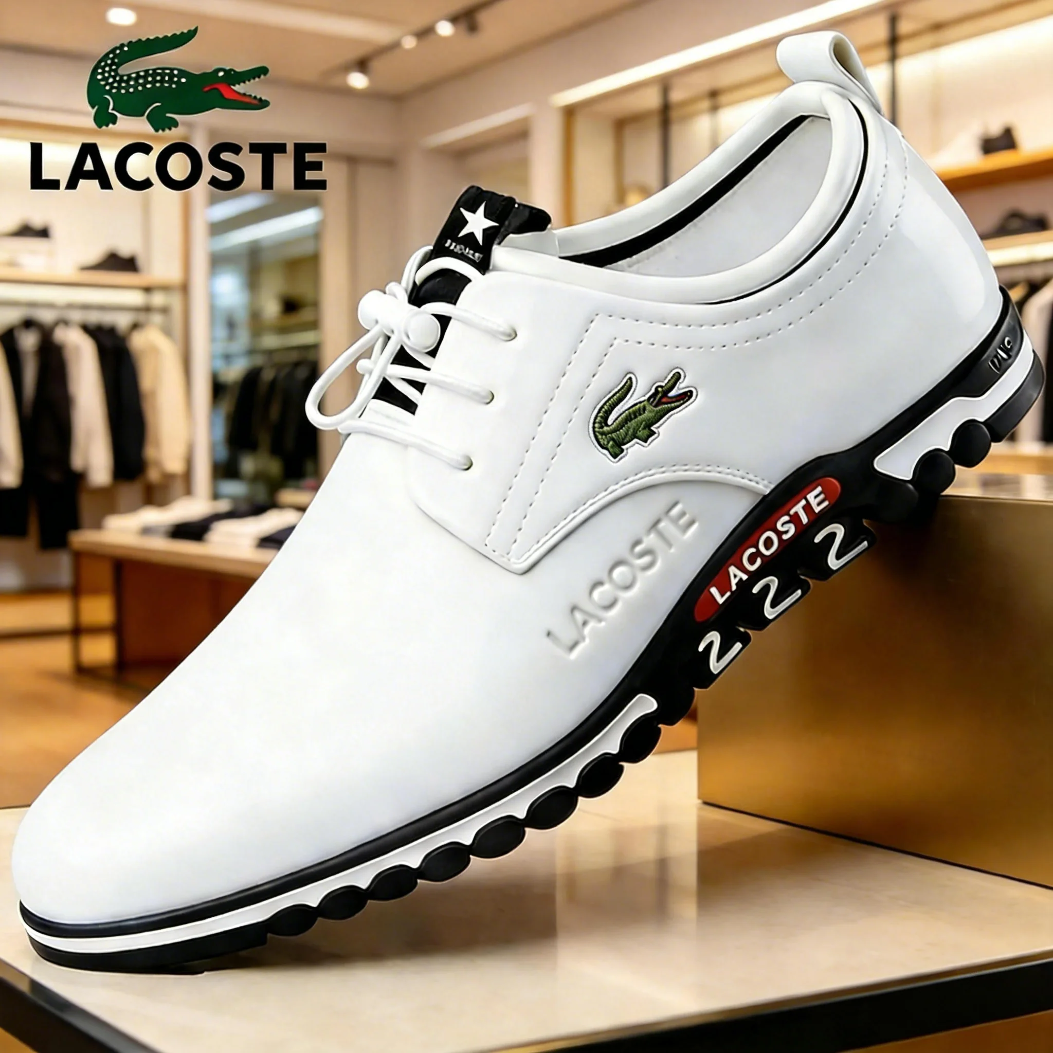 Buty Męskie Lacoste Skórzane