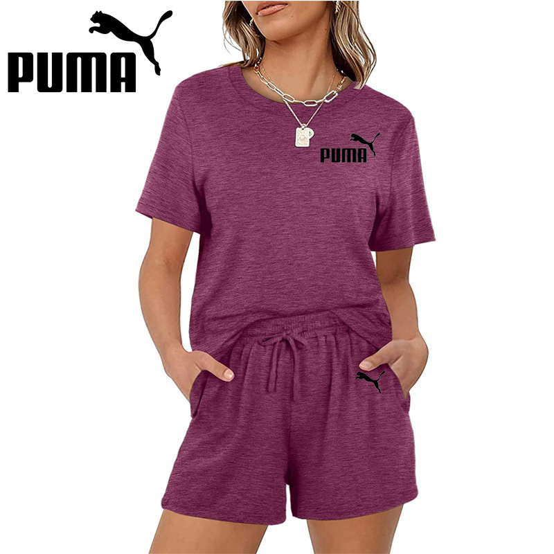 PUMA Nová súprava šortiek s krátkym rukávom pre ženy na voľný čas