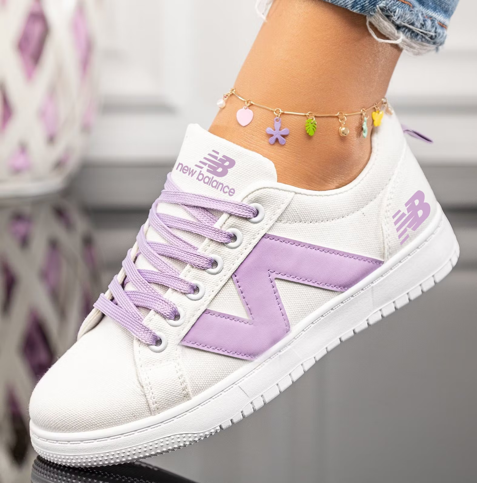 NEW BALANCE Nowe damskie wygodne, oddychające buty płócienne 2026