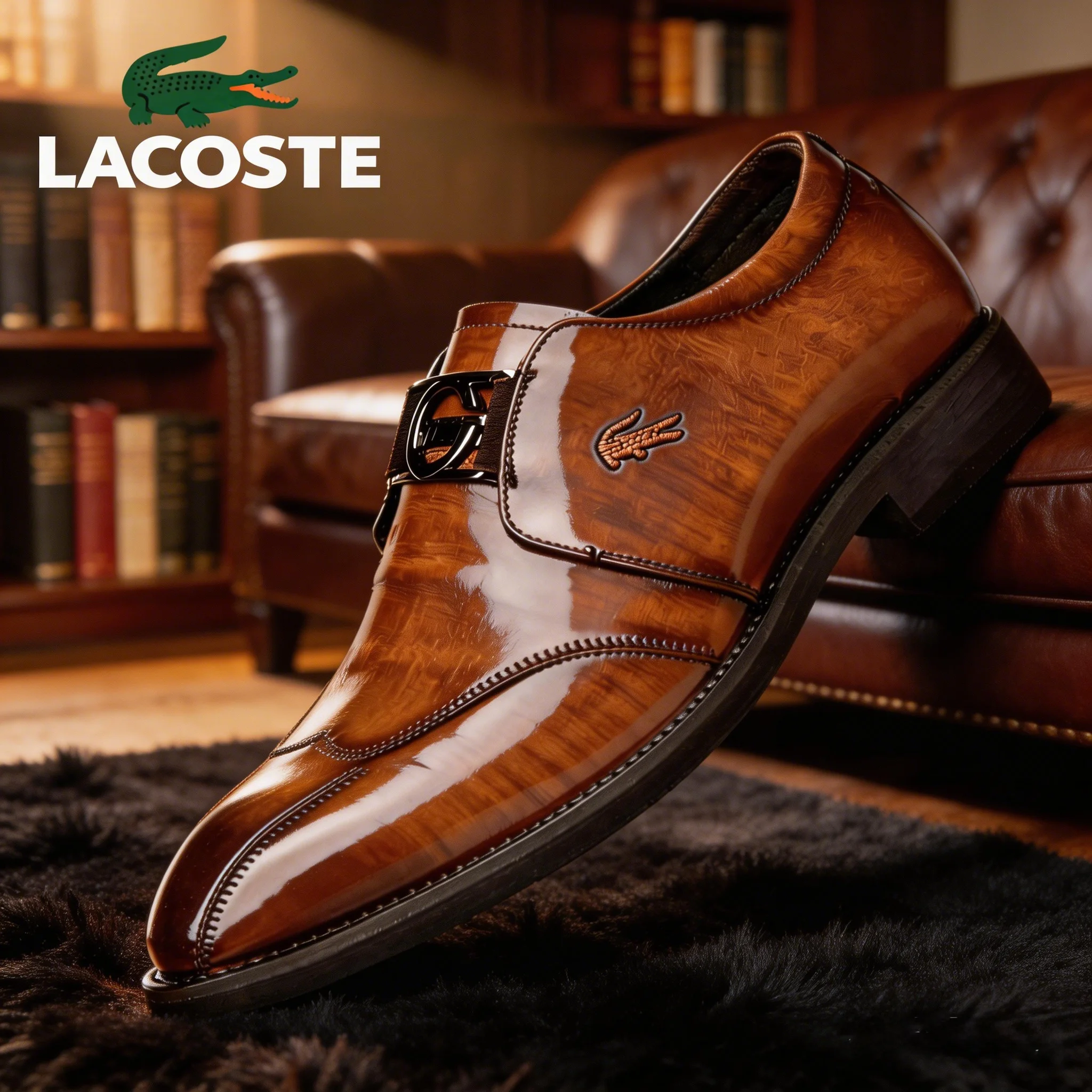 👞 Pánská luxusní kožená obuv Lacoste – Elegance a styl
