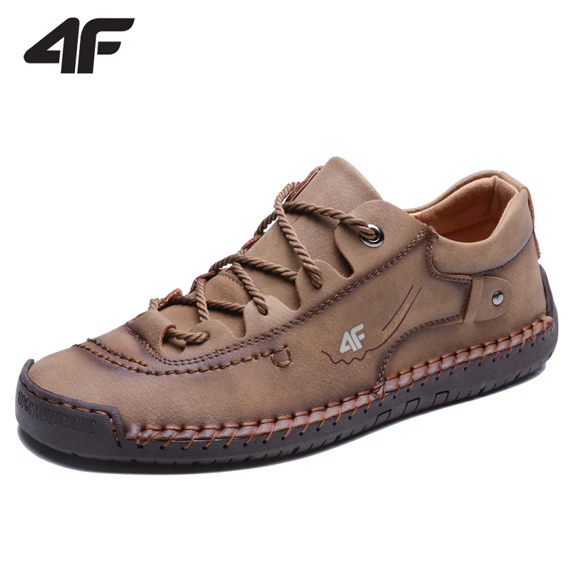 4F®Casualowe buty skórzane, unikalny styl, ręcznie robione