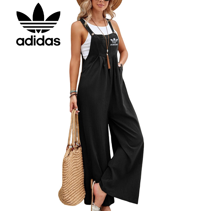 Dámsky jednofarebný ležérny overal Adidas 2023 v horúcom štýle