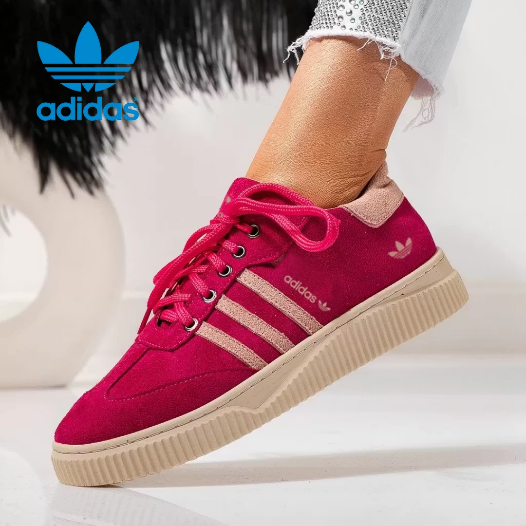 Adidas Originals Damskie buty platformowe ze skórzanymi akcentami