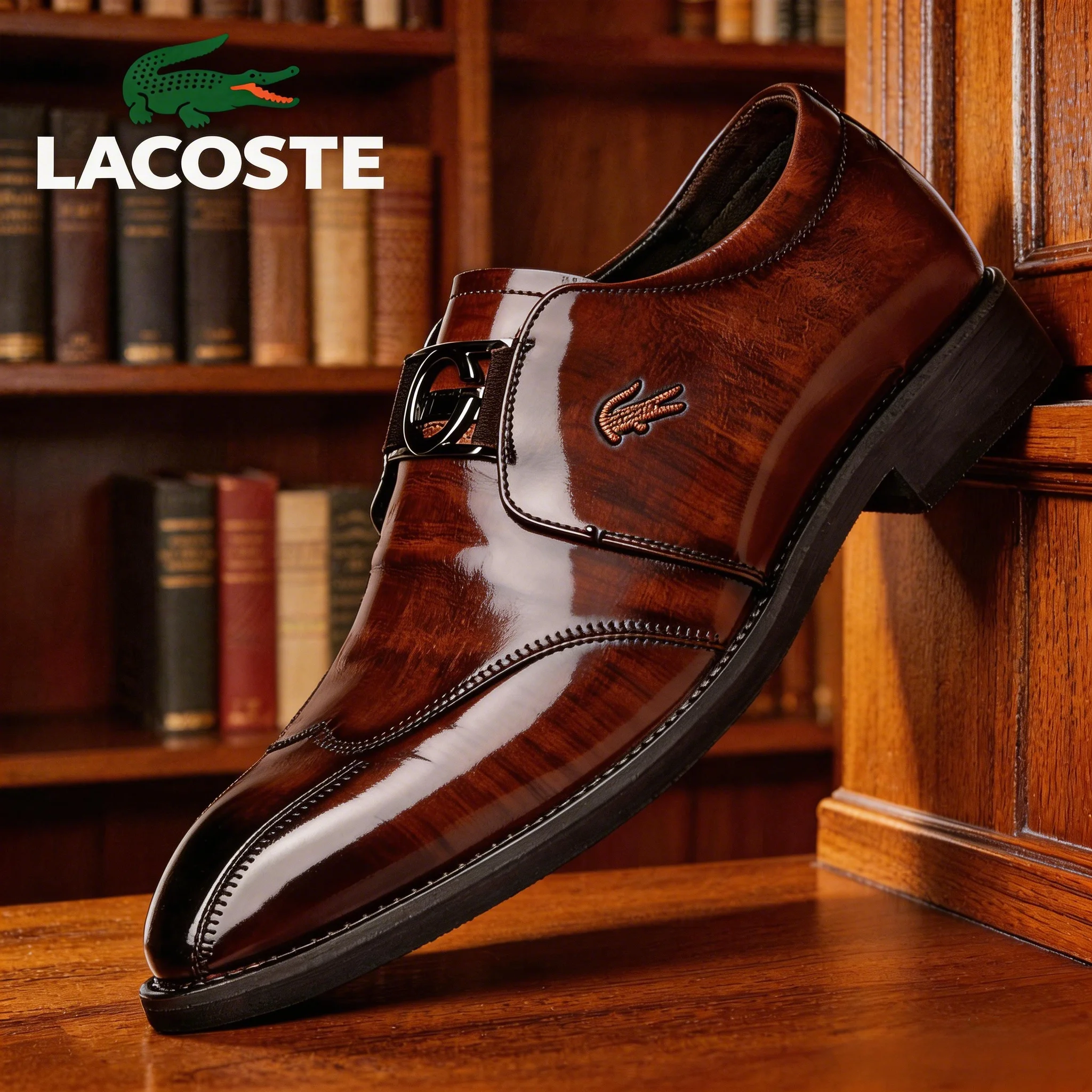 👞 Pánská luxusní kožená obuv Lacoste – Elegance a styl