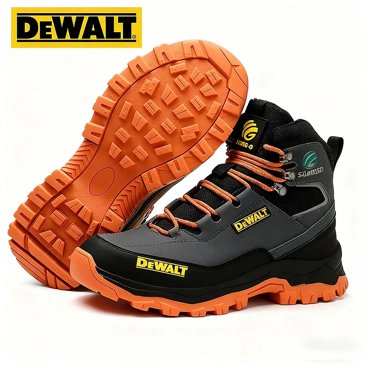 Pánske ľahké a priedušné pracovné topánky Salomon® a DEWALT na prácu v prírode a turistiku