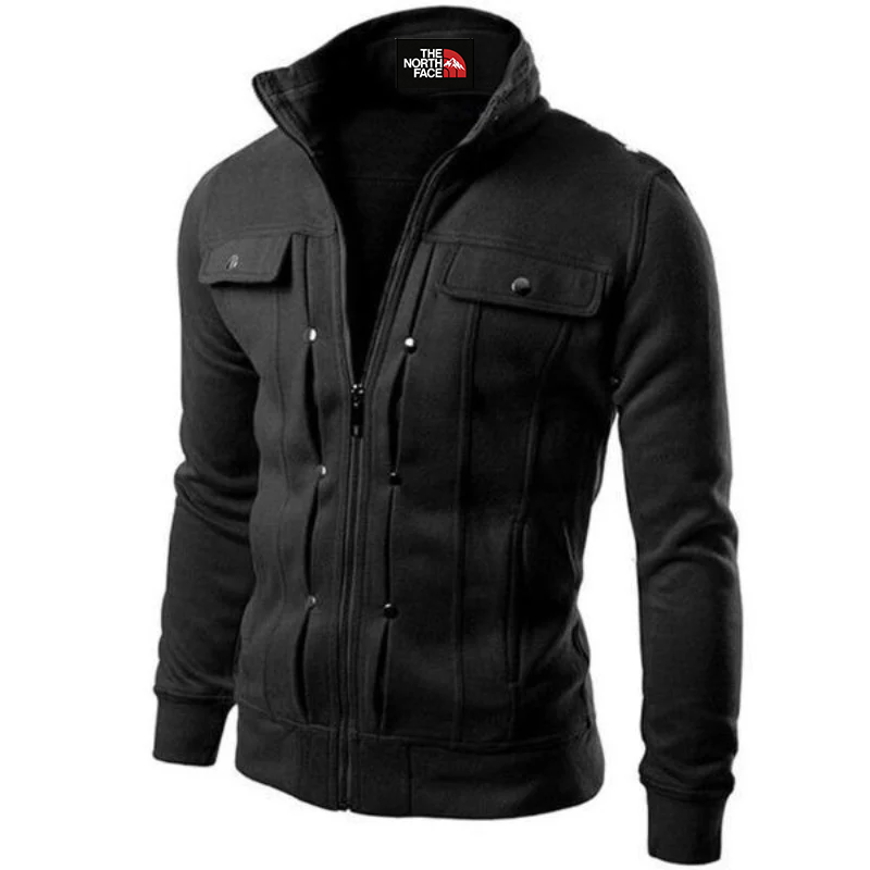 Kurtka męska The North Face® – biała, stylowa i ciepła odzież casual