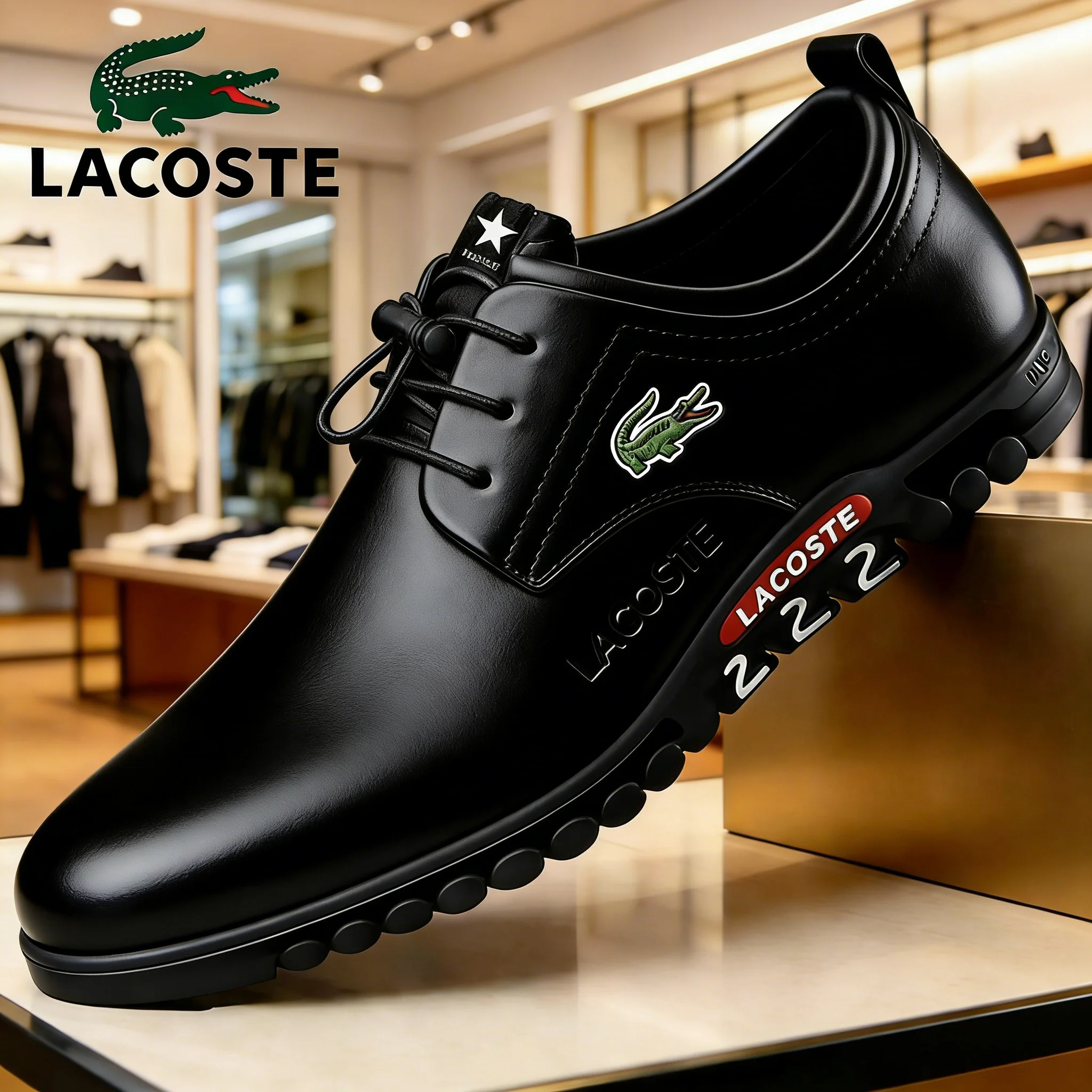 Buty Męskie Lacoste Skórzane